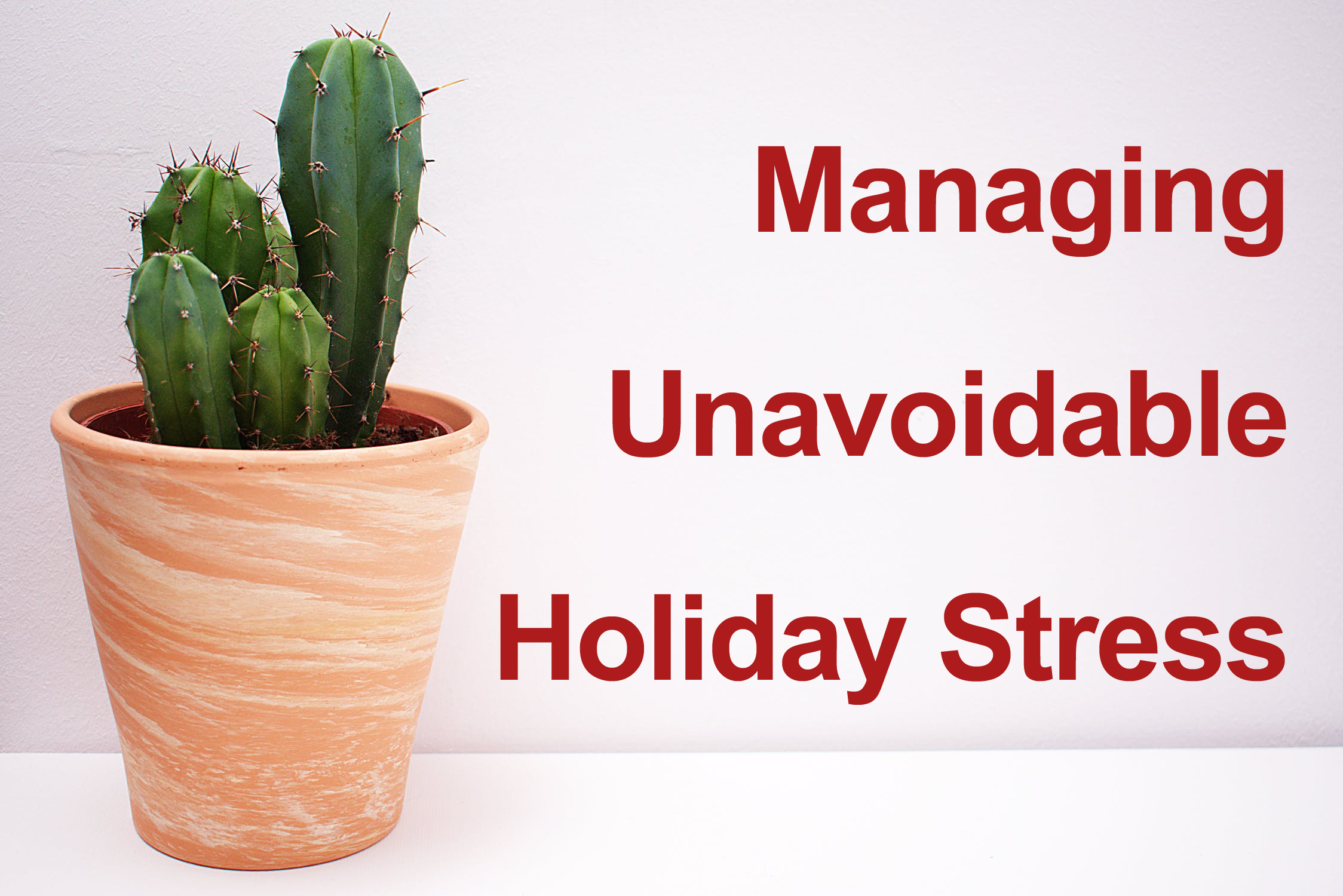 Managing Holiday Stress in 2020
